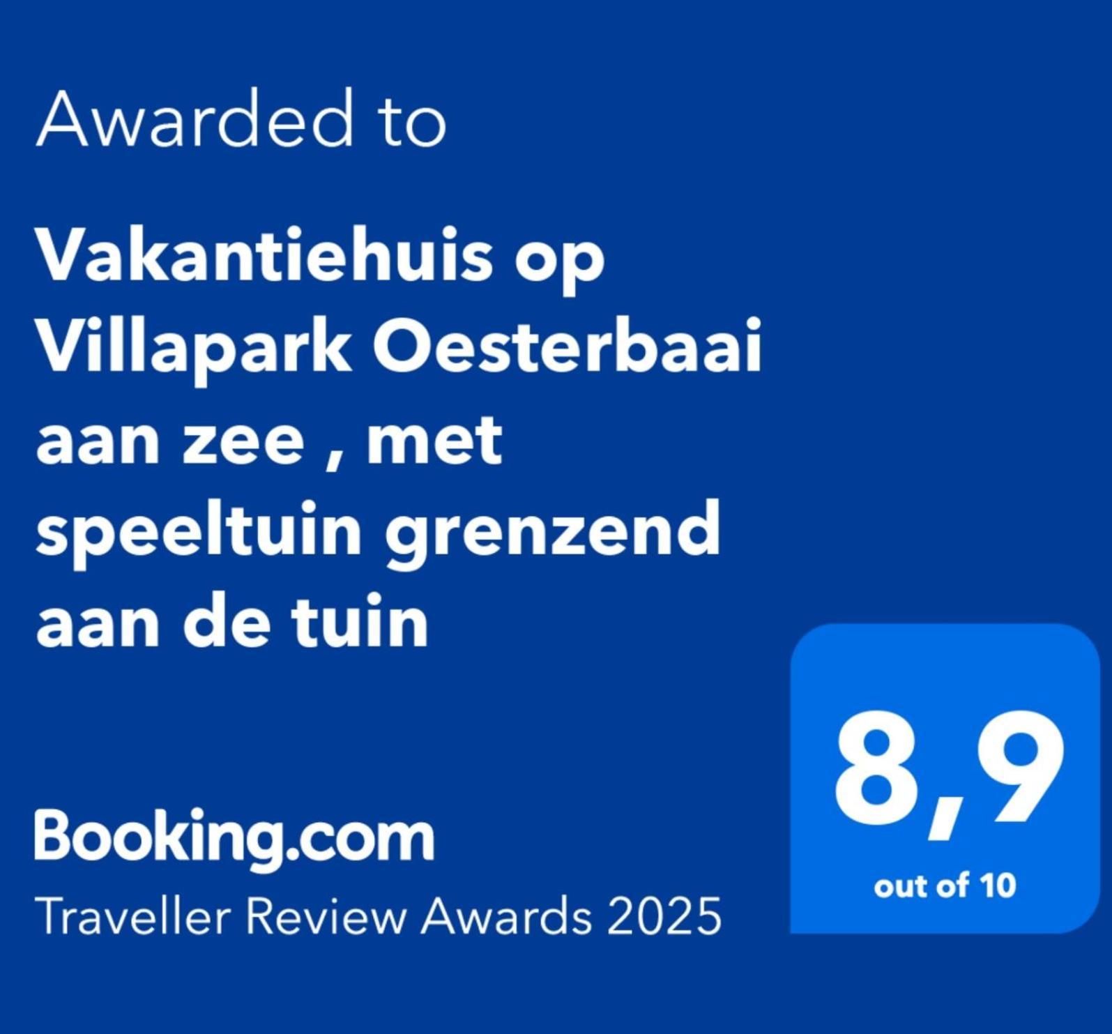 Vakantiehuis Op Villapark Oesterbaai Aan Zee , Met Speeltuin Grenzend Aan De Tuin Вемелдинге Екстериор снимка